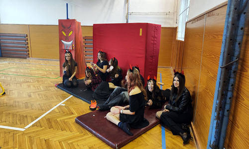 Čerti řádili v&nbsp;tělocvičně