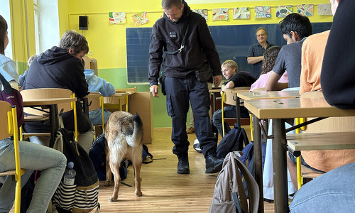 Ukázka vyhledávání omamných látek